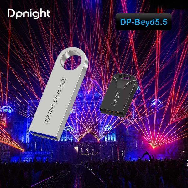 DPnight™️ DP-Beyd5.5 Custom USB Flash Drives 16GB & Dongle Professional tools tailored for stage lighting designers, empowering your creativity